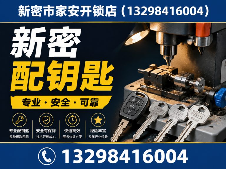 开平区新密配钥匙展示图